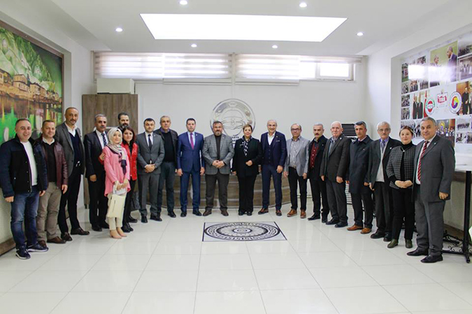 CHP ve İYİ Parti Heyetinden TSO'ya Ziyaret