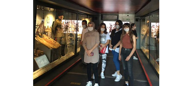 Çocuk Evlerinde Kalan Çocuklar Çanakkale Savaşları Mobil Müzesini Gezdiler
