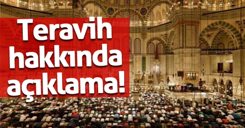 Diyanetten Teravih Namazı Açıklaması