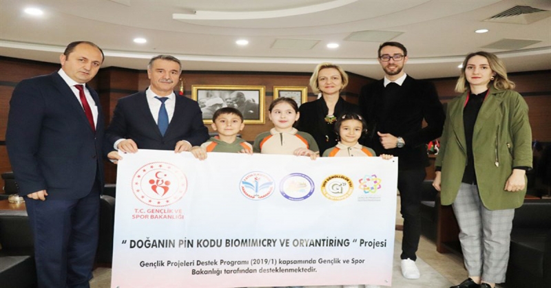 Doğanın Pin Kodu '' Biomimicry ve Oryantiring'' Proje Tanıtım Ziyareti Gerçekleştirildi