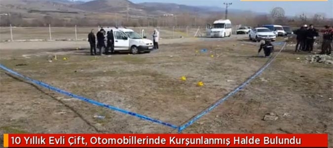 Evli Çift, Otomobillerinde Kurşunlanmış Halde Bulundu