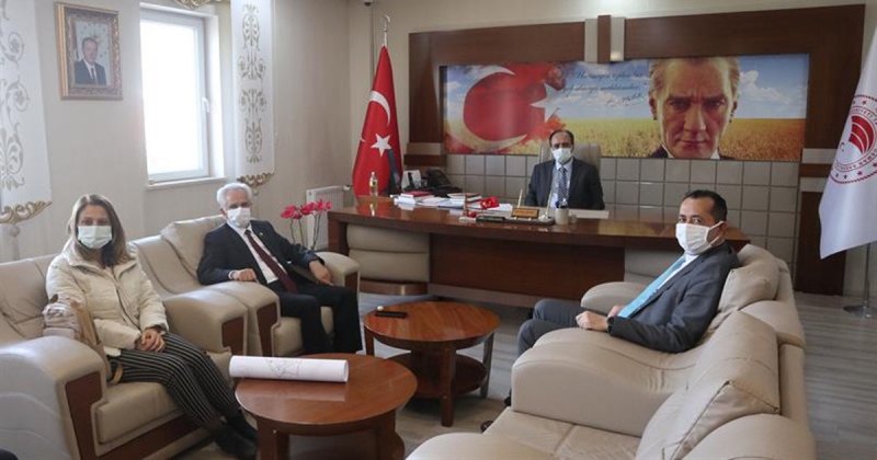 Genel Müdür Yarımcısı Yılmaz,Amasya İl Tarım ve Orman Müdürlüğünü Ziyaret Etti