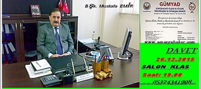 GÜMYAD Eğitime Destek Gecesine Davet