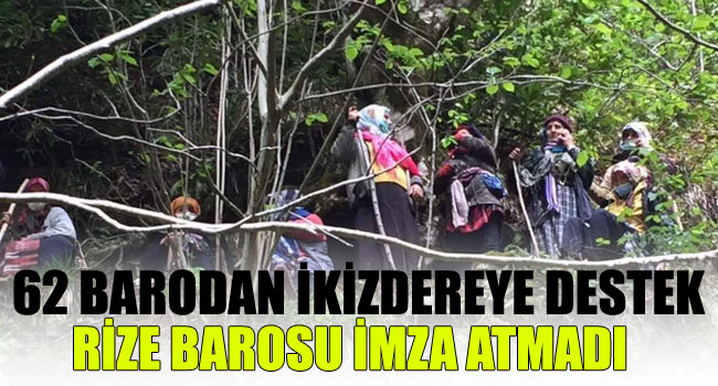 İkizderelilere 62 baro destek verdi