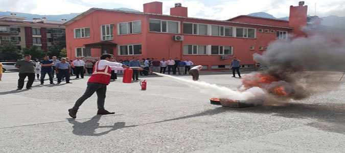 İl Özel İdare Acil Durum Tatbikatı Gerçekleştirdi