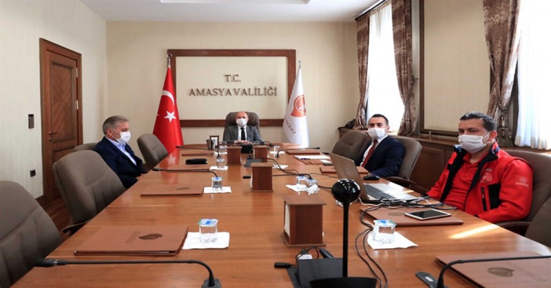 İl Pandemi Koordinasyon Kurulu Toplantısı Video Konferans Sistemi Aracılığıyla Gerçekleştirildi