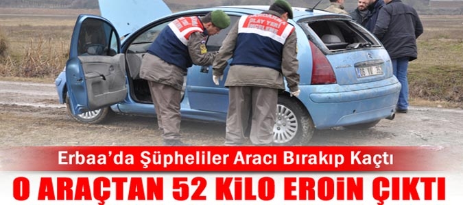Jandarma Erbaa'daki Uygulamadan Kaçan Aracın Peşini Bırakmadı