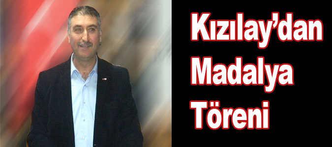 Kızılay’dan Madalya Töreni