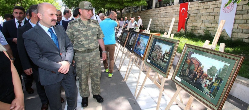 “KYK Kültür Sanat Sokağı” Resim Sergi Düzenlendi