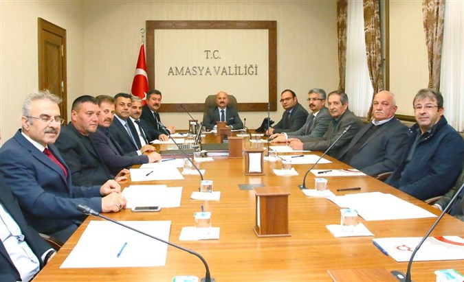 MERZİFON OSB'DE MÜTEŞEBBİS HEYETİ TOPLANTISI GERÇEKLEŞTİRİLDİ