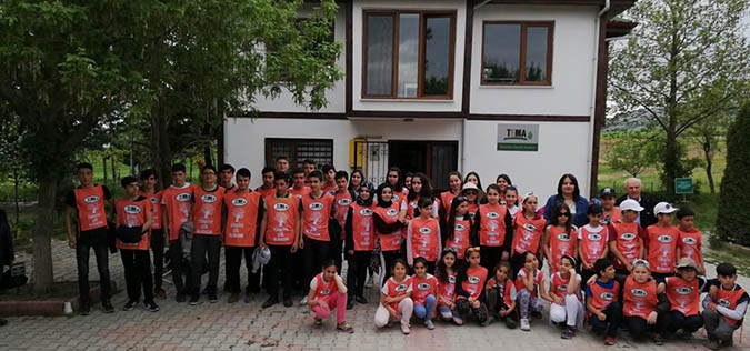 Merzifon TEMA'nın güzellikleri,öğrencilerle buluştu 