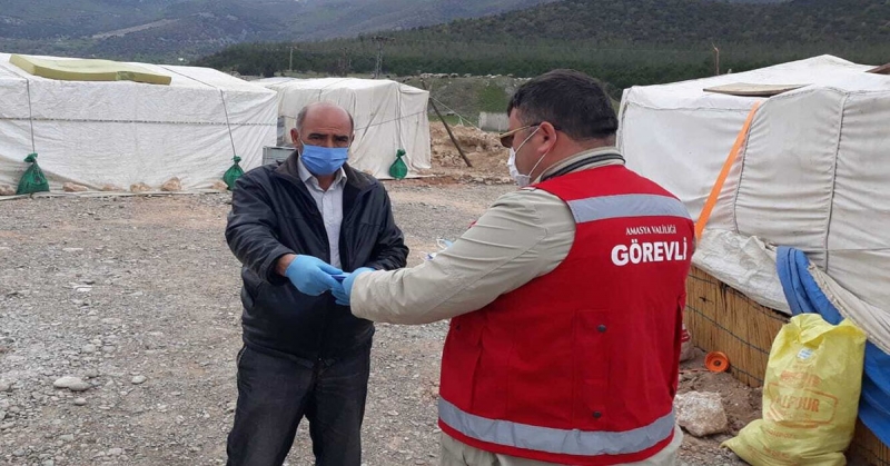 Mevsimlik Tarım İşçilerine Koruyucu Maske Dağıtımı Gerçekleştirildi