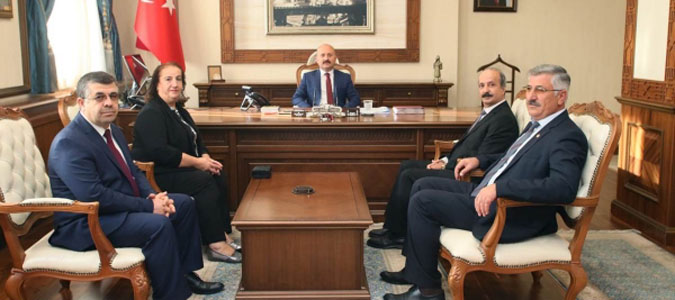 Muhtarlar Vali Varol’u ziyaret ettiler