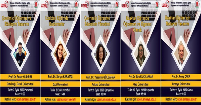 Öğretim Elemanlarına Yönelik Çevrimiçi Seminerler Düzenlendi