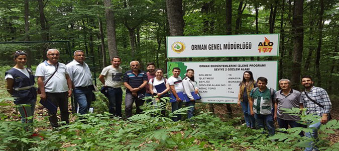 Orman Sağlıkçıları Amasya’da Eğitimde