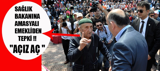 SAĞLIK BAKANINA AMASYALI EMEKLİDEN TEPKİ 