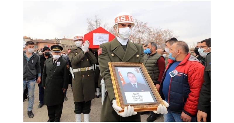 Şehit Piyade Uzman Çavuş Hakan Gül, Son Yolculuğuna Uğurlandı
