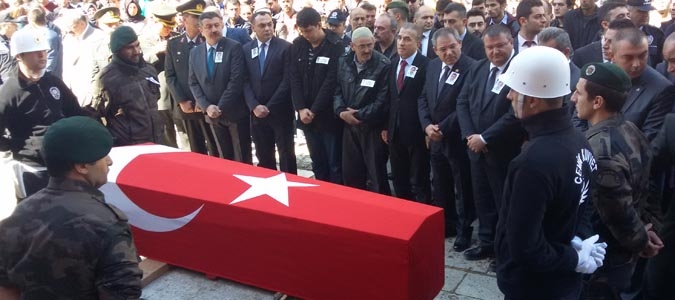 ŞEHİTİMİZ SON YOLCULUĞUNA UĞURLANDI