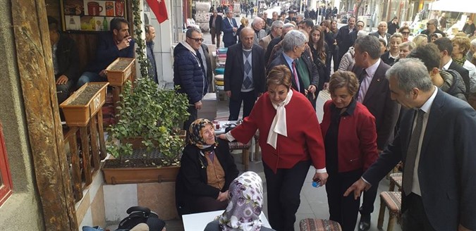 Serpil Saraçoğlu Esnaf Ziyaretlerine Devam Ediyor