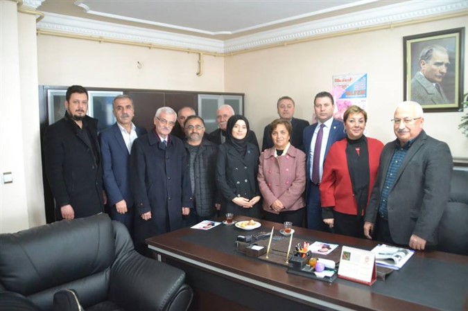 Serpil Saraçoğlu, Veterinerler Odasını Ziyaret Etti.