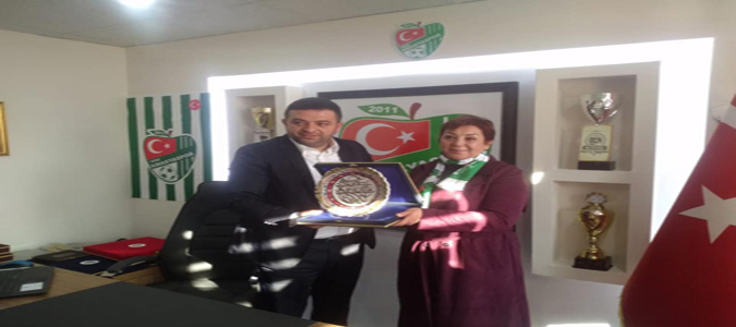 Serpil Saraçoğlu'ndan Yeni Amasya Spor'a Ziyaret