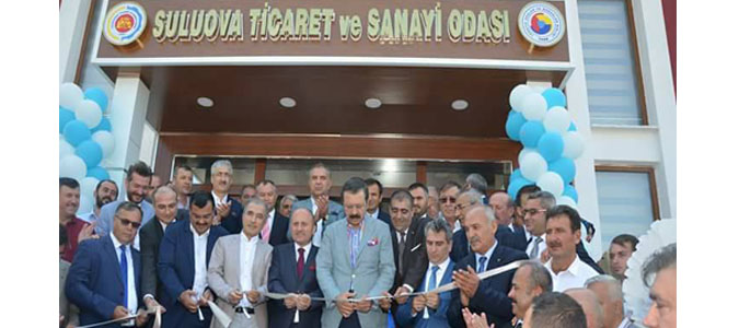 Suluova Ticaret ve Sanayi Odası yeni hizmet binasında