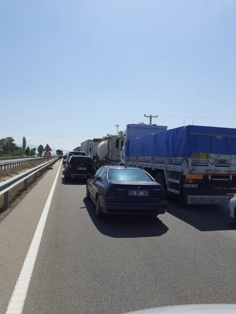 Taşova Erbaa D100 Karayolunda Yol Çalışması