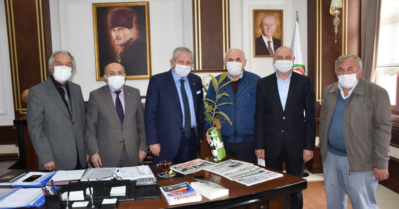 Tema Vakfı Amasya İl Temsilciliği'nden,Başkan Sarıya Ziyaret