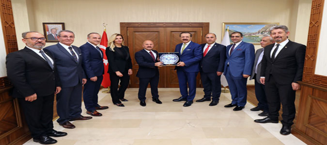 (TOBB) Başkanı Rifat Hisarcıklıoğlu, Vali Varol’u Ziyaret Etti