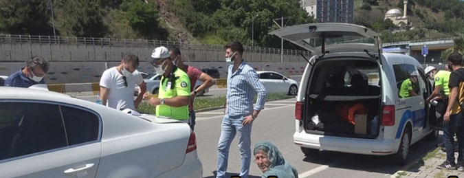  Trafik Kazası: 4 Yaralı