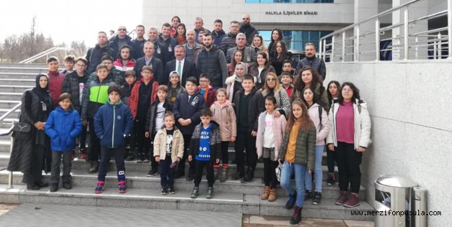 Tuncer, Merzifonlu Basketbolcuları Ağırladı