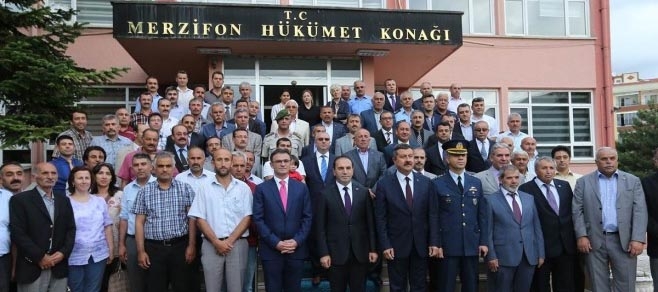 VALİ IŞIK MERZİFON’DA ZİYARETLERDE BULUNDU