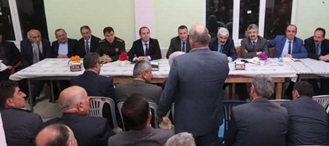 Vali IŞIK Muhtarlar ile bir araya geldi