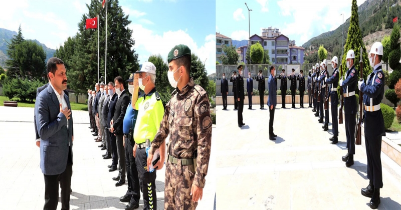Vali Masatlı, İl Emniyet Müdürlüğü ve İl Jandarma Komutanlığı'ndan Brifing Aldı