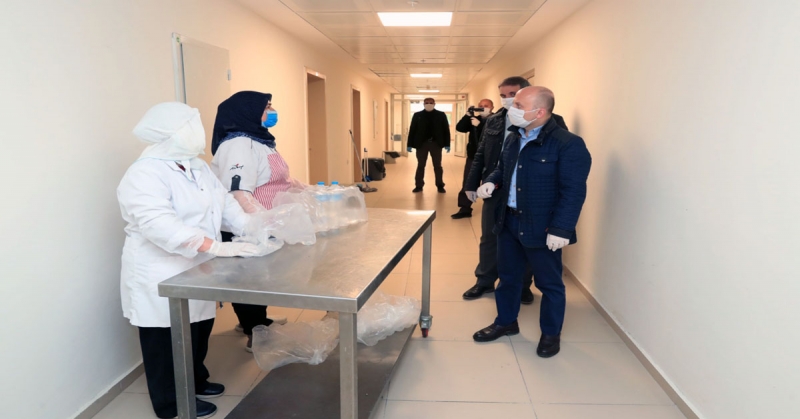 Vali Varol, Karantina Yurdunda İncelemede Bulundu