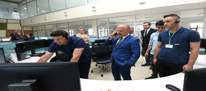 Vali Varol “Yeni Nesil 112 Projesi”'ni Yerinde Denetledi