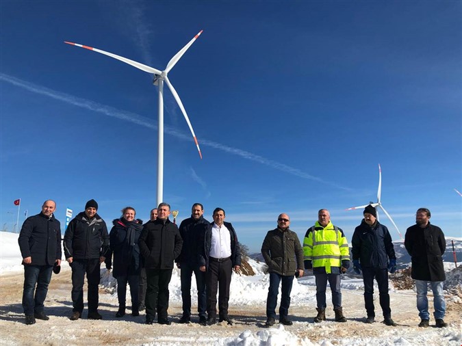 Vali Varol’dan Rüzgar Enerji Santralinde İnceleme