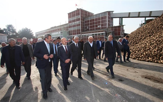 VALİDEN AMASYA ŞEKER FABRİKASI'NA ZİYARET