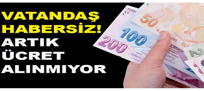 Velilere Müjde ! Artık Ücret Alınmayacak