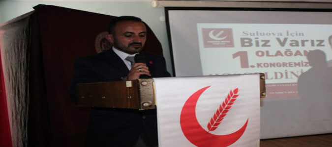 Yeniden Refah Partisi Suluova İlçe Başkanlığına Şerif Güngör Seçildi