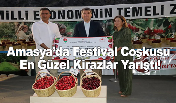 Amasya’da Festival Coşkusu: En Güzel Kirazlar Yarıştı!