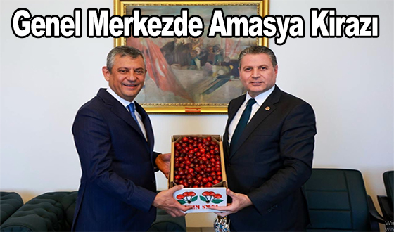 Genel Merkezde Amasya Kirazı 