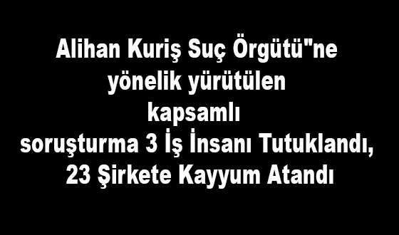 Alihan Kuriş Suç Örgütü