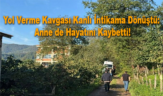 Yol Verme Kavgası Kanlı İntikama Dönüştü: Anne de Hayatını Kaybetti!