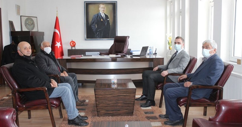 Göynücek CHP İlçe Yönetimi, Kaymakam Battal'ı Ziyaret Etti