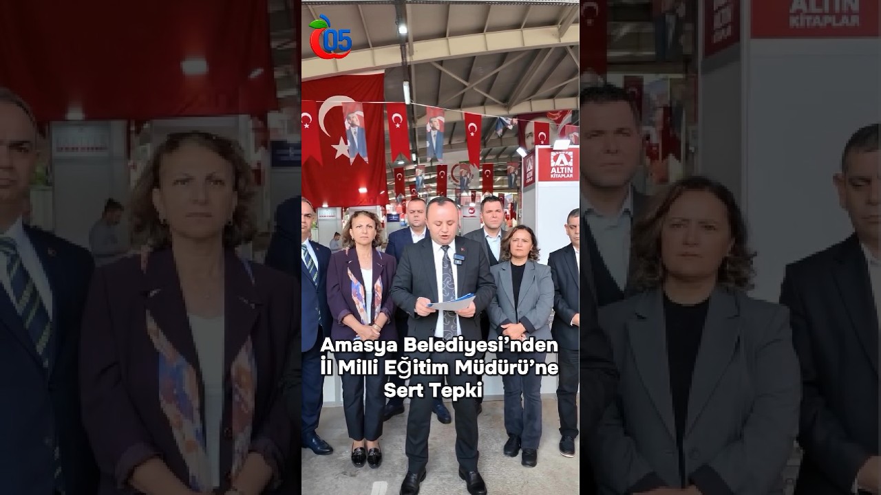 Amasya Belediyesi’nden İl Milli Eğitim Müdürü’ne Sert Tepki: