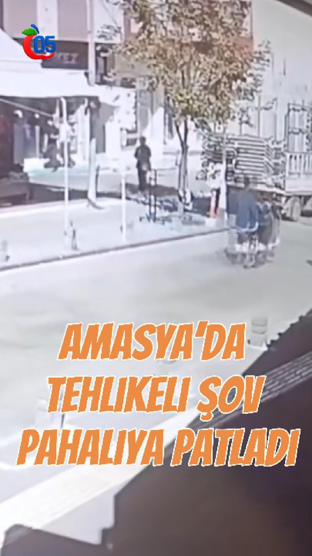 Amasya’da Tehlikeli Şov Pahalıya Patladı